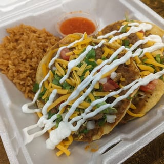 2 Tostadas Plate with Sides
